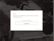 Tablet Screenshot of byndartisan.com